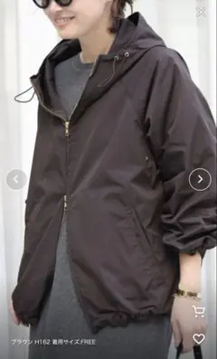 美品★Deuxieme classe washed full zipブラック WASHED FULL ZIP ブルゾン（ブルゾン）｜Deuxieme Classe