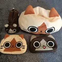 モンスターハンター アイルー ティッシュカ バーメラルー PSP 対応 ポーチ