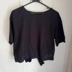 GAP ブラック バックリボン Tシャツ S
