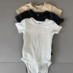 y*k様 h&m リブ編みロンパース 3色セット　9m