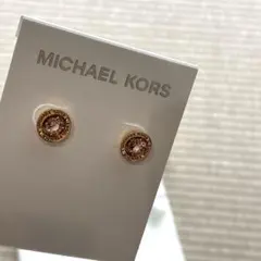 MICHAEL KORS ローズゴールド ピアス マイケルコース