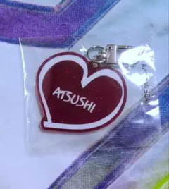 ATSUSHI ハート型キーホルダー