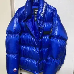 RealBvoiceロゴ入ダウンジャケットL ダウン95%