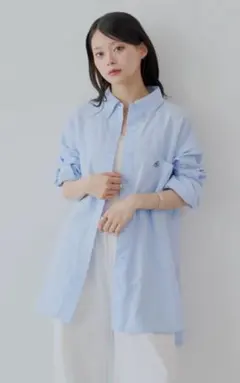 1回着用　CHICO ワンポイントルーズシャツ