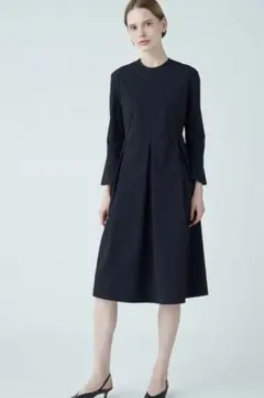 ボールジィ　ストレッチタフタ ボックスタックワンピース