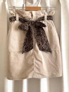 新品 ワンアフターアナザーナイスクラップベルト付きスカート Fサイズ