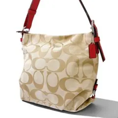 COACH Shoulder Bag Signature F15067
