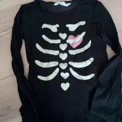 スケルトンデザイン長袖Tシャツのサムネイル
