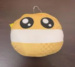 pop'n music ポップ君　ぬいぐるみパスケース　 ​​黄ポップ君