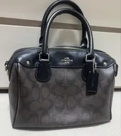 COACH miniboston shoulder 2way denim y2k - メルカリ