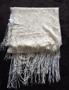 ショール 色ベージュ パーティや結婚式に 新品未使用
