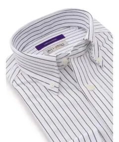 完全ノーアイロン‼︎ 【P.S.FA】長袖アイシャツ ボタンダウン ネイビー