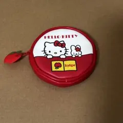 ハローキティ デアゴスティーニ　ラウンドポーチ　ポーチ　赤