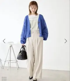 ロペピクニック抗菌防臭・接触冷感・UVカットカナパハイウエストパンツ　38サイズ