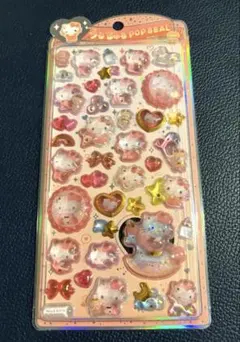 キティ サンリオ うるちゅるPOP SEAL シル活 うるちゅるポップシール