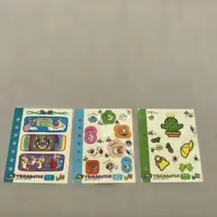 たまごっち　キャラクターシール 3シートセット　平成レトロ