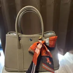 最終値下げ　牛皮　2WAY ハンドバッグ スカーフ　ポーチ