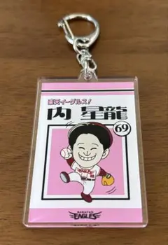 楽天イーグルス コミックキーホルダー 内星龍選手