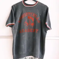 Champion チャンピオン 60s ランタグ 墨黒 半袖 スウェット