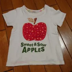 Acoba アップル柄 半袖Tシャツ 90cmのサムネイル