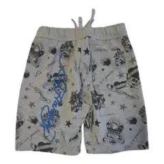 エドハーディーEd Hardy スカルプリント ハーフパンツ グレー スウエットのサムネイル