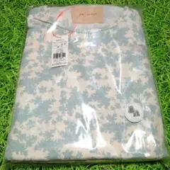 ルームウェア　アモスタイル　トリンプ　花柄　青　М〜Lサイズ