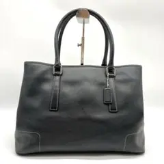 [値下げ]超美品COACHコーチ ビジネストートバッグ通学.通勤レザー肩掛け 美品】COACH コーチ トートバッグ 肩掛け ターンロック レザー