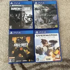 PS4 Rainbow/COD /モンハン /オーバーウォッチ