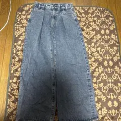《週末限定価格》 JEANASIS タックデニムワイドパンツ ネイビー系 76