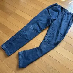 ユニクロ裏フリースパンツ160サイズブルー