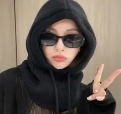 ネックウォーマー　バラクラバ　セット販売　ニット帽　防寒　寒さ対策　韓国　スノボ