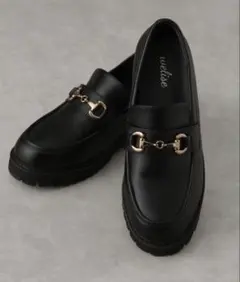 【welise】+7cmオリジナルハイソール ボリュームビットローファー