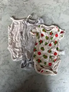 ユニクロ ボディスーツ3点セット サイズ70 エアリズム コットンメッシュ