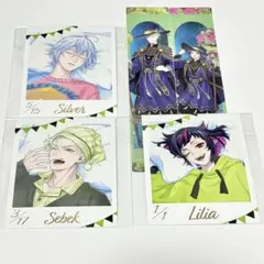 ツイステ フォト風カード くつろぎマイルームver. シルバー&セベク&リリア