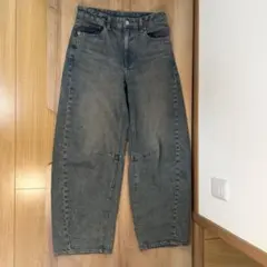 GU ジーユー バレルレッグジーンズ M