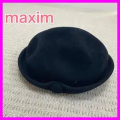 可愛い❤️maxim ウールハット フェルト ブラック