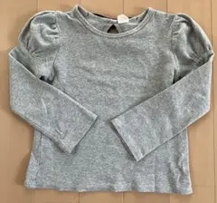 Bee グレー パフスリーブ 長袖カットソー130
