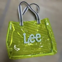 Lee クリアトートバッグ イエロー　大きめサイズのサムネイル