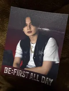 BE:FIRST ALL DAY 特典ステッカー MANATO
