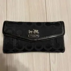COACH シグネチャー 長財布 ブラックのサムネイル