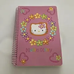 Hello Kitty リングノート　ステッカー付き　平成レトロ