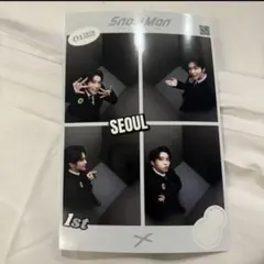 目黒蓮　SnowMan　韓国 ポップアップ プリクラ 4カット