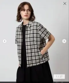 【新品タグ付】Steven Alan TR ブッチャー ブラウス ジャケットのサムネイル
