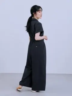 美品☆COHINA デニムライクキャミサロペット short - メルカリ