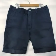 Dickiesデッキーズ ナノ ユニバース ネイビーハーフパンツ M