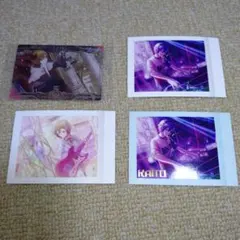 プロセカ　エピカ　グリーティングカード　ぱしゃこれ　特典　ホロステッカー　箔押し プロセカ エピカ 通常 箔押し ウエハース カード ぱしゃこれ