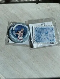 ぴちぴちピッチ　シーパラ　缶バッジ　宝生波音 ぴちぴちピッチ 横浜・八景島シーパラダイス 缶バッジ 波音