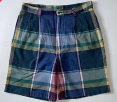 90s LANDS' END USA製 チェックショートパンツのサムネイル