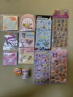人気キャラ多数♡メモ＆シールお得セット＋おまけ１付けます♪