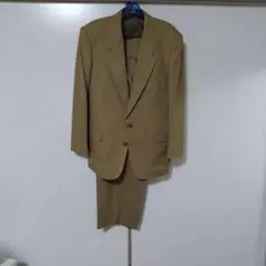 GYNPEO メンズ スーツ セットアップ ベージュ